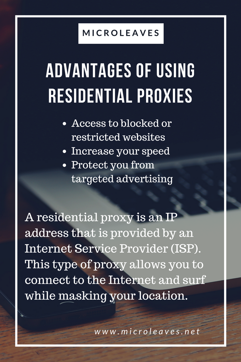 Advantages of using residential proxies