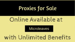 Proxies for Sale Online Available at Microleaves with Unlimited Benefits