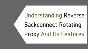 Understanding Reverse Backconnect Rotating Proxy And Its Features