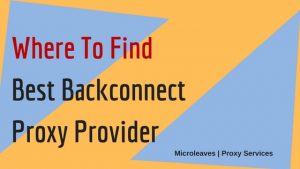 Find Best Backconnect Proxy Provider
