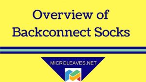 Overview of Backconnect Socks