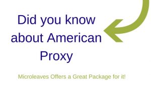 Did you know about American Proxy?