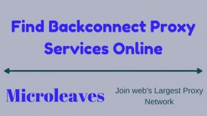 Find Backconnect Proxy Services Online