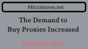 The Demand to Buy Proxies Increased – Find Out How
