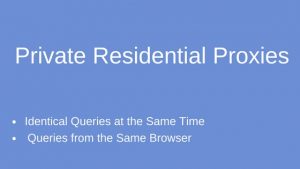 Private Residential Proxies